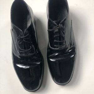 Men's Stanley Blacker Patent Leather Dress Oxford Size 13